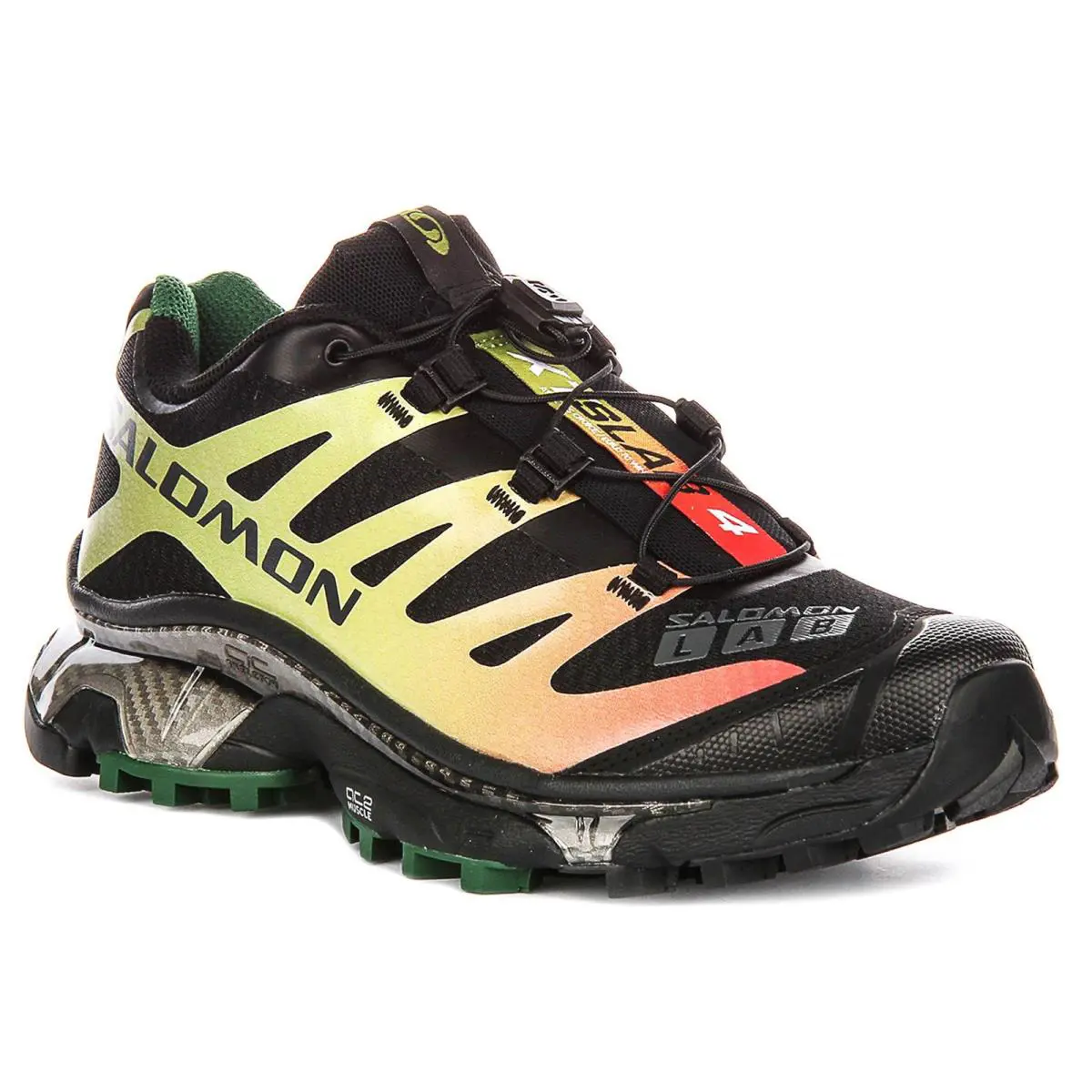 Salomon Xtog Lacing Outdoor Explorer Sport Mens Sneaker Black Yellow US 5 - 8
