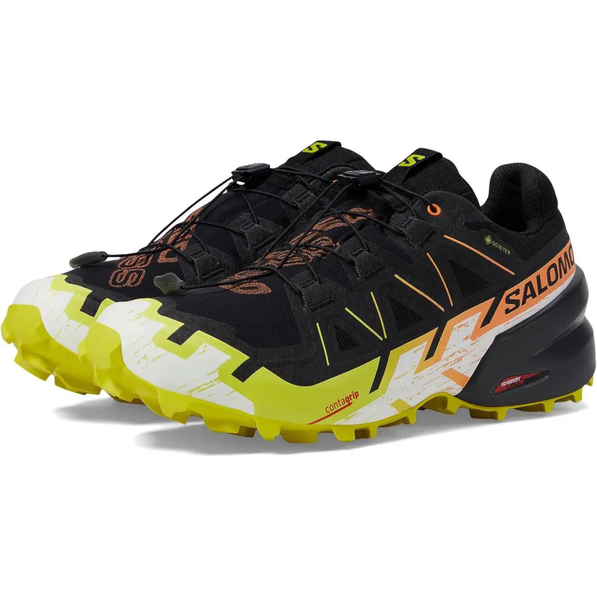 Salomon Speedcross 6 Gtx Men`s Shoes 474654-28 Black 8 D Medium