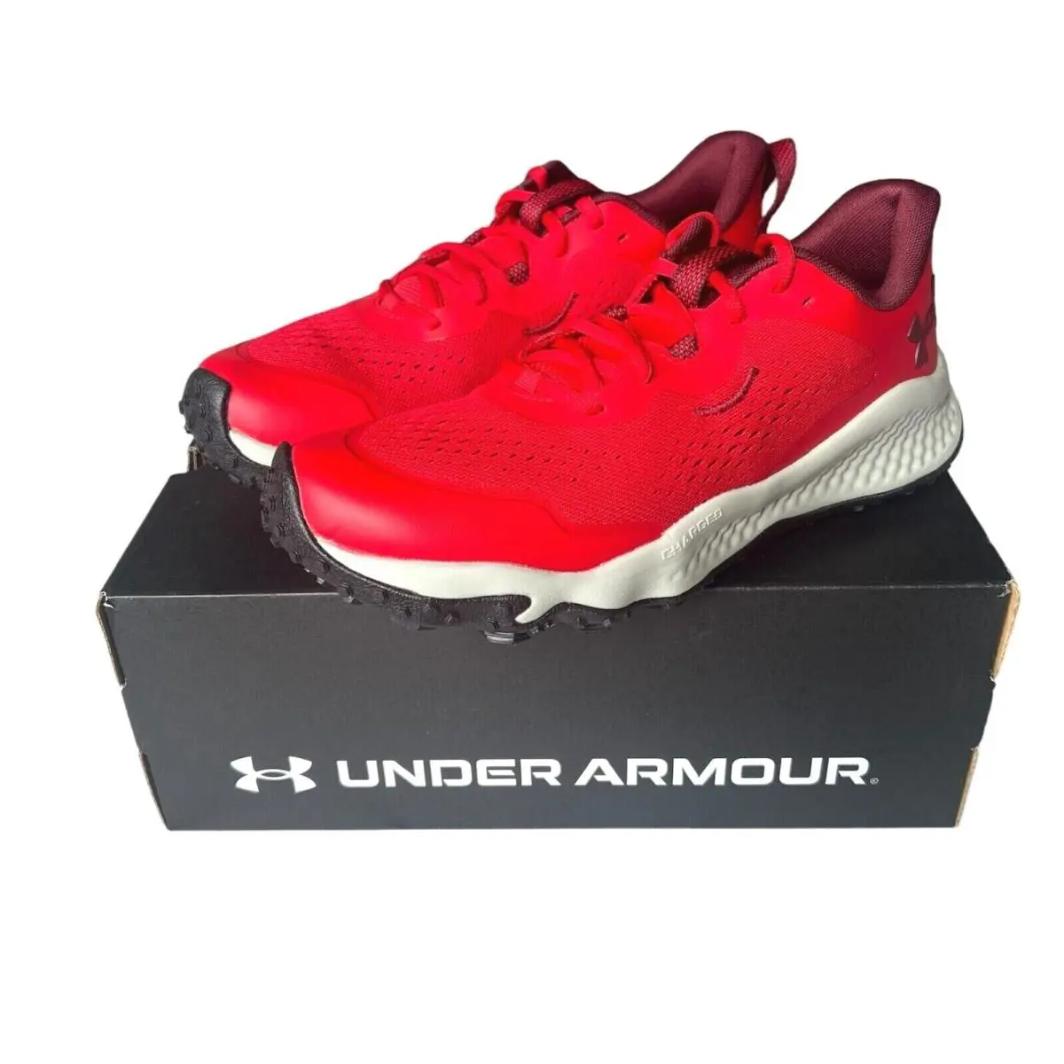 Under Armour shoes - Under Armour Charged Maven Trail - 3026136-602 - Red 0