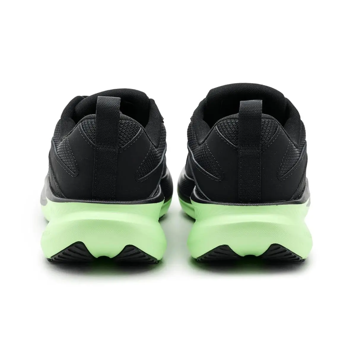 Under Armour shoes - Black/Black/Lumos Lime 12