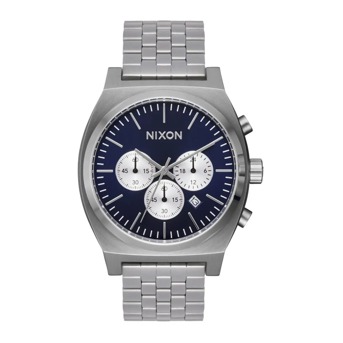 Time Teller Chrono Stainless Steel Blue Dial 40mm Watch A972-5327 by Nixon