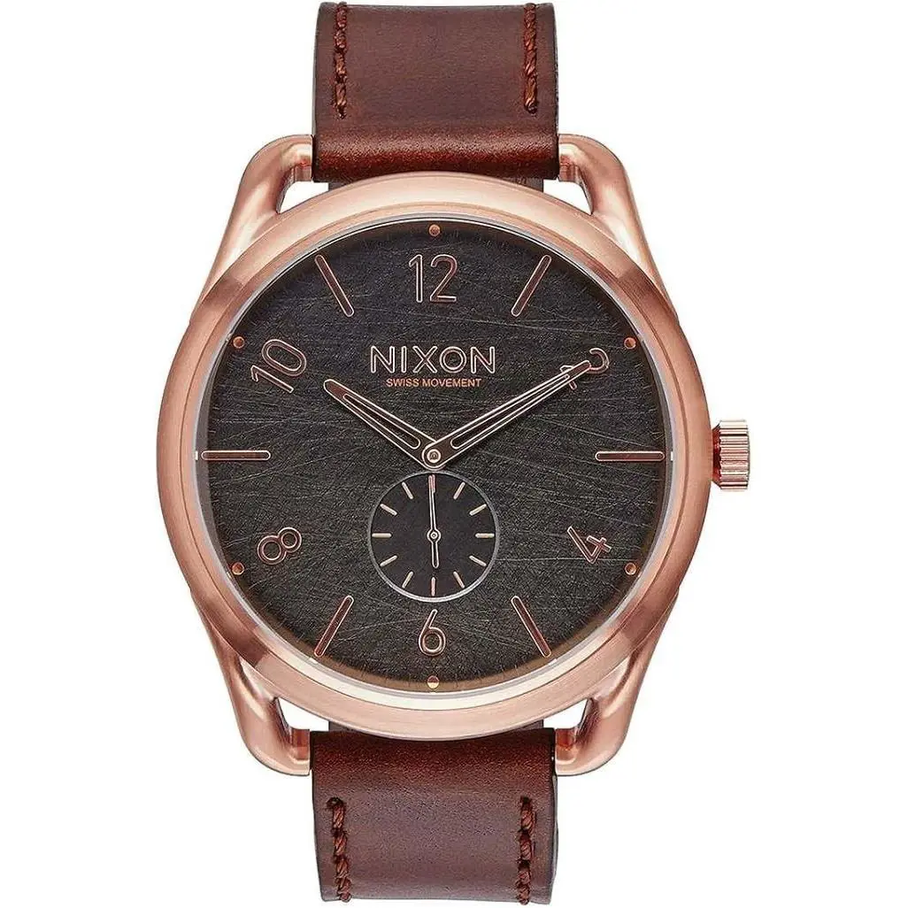 Nixon The C45 Grey/leather Ø45 mm A465-1890