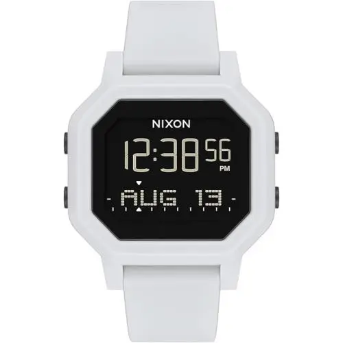 - Women`s Siren A1210-100m Water Resistant Digital Sport Watch White by Nixon
