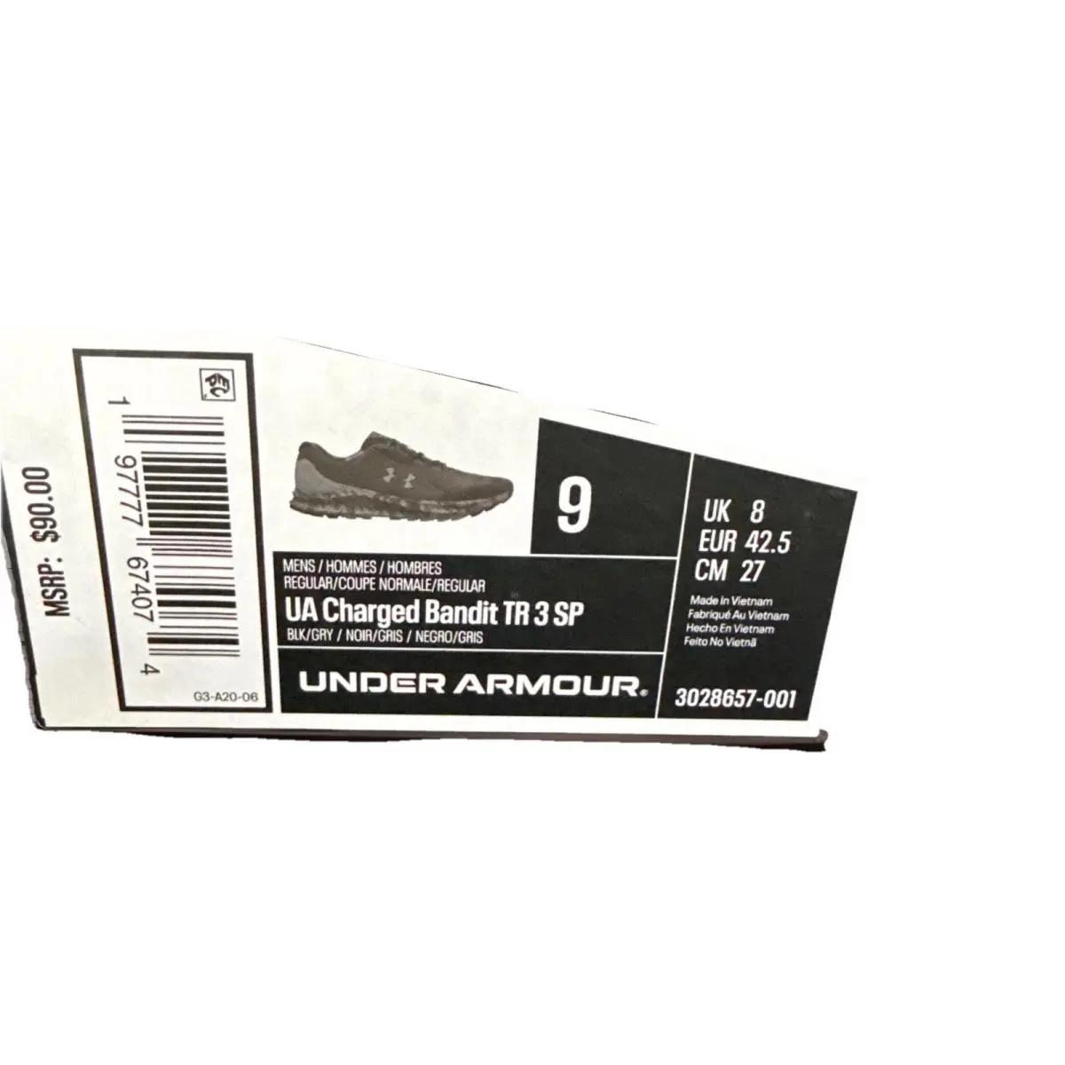 Under Armour shoes - Under Armour Bandit 3 - Bandit - Black 0