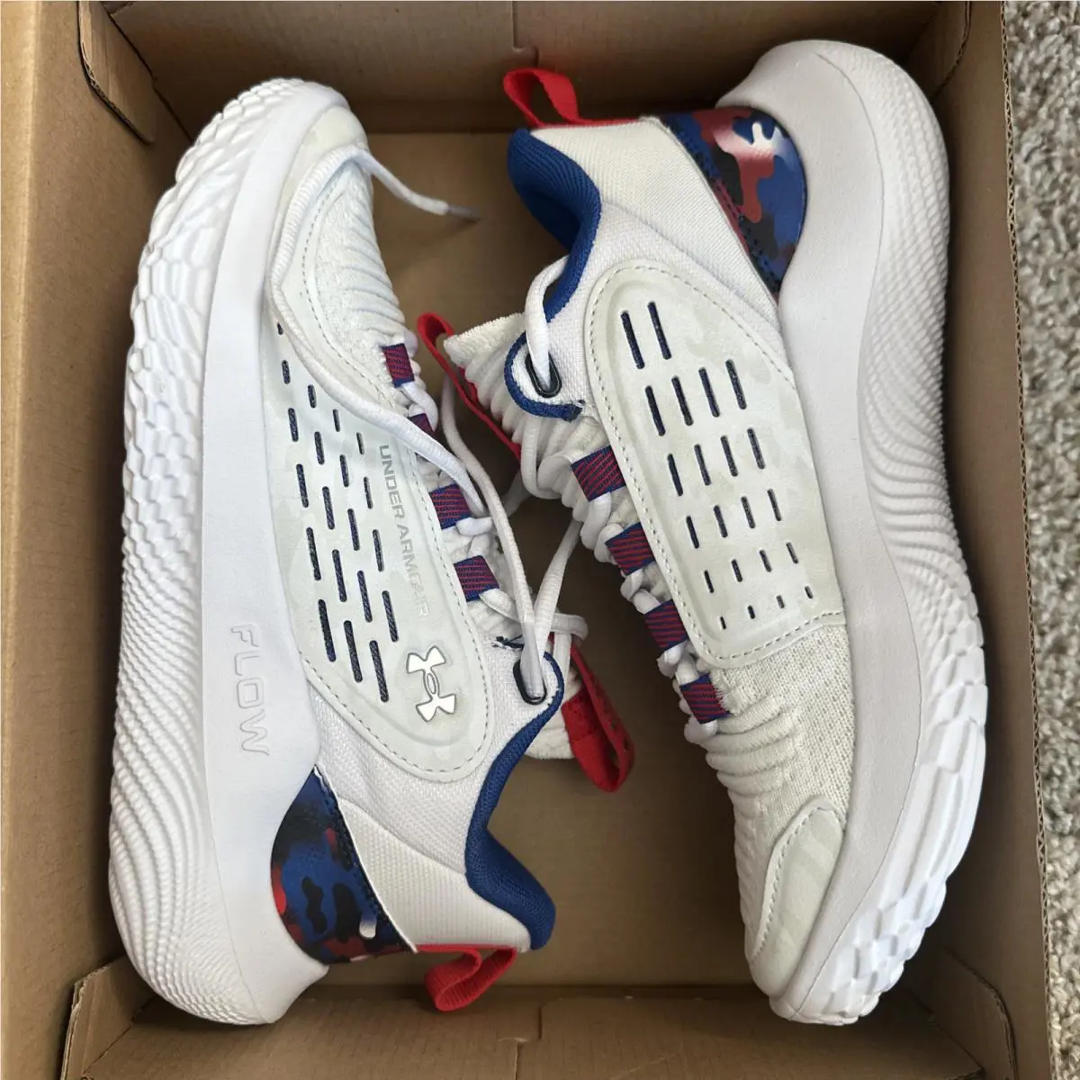 Under Armour shoes - Under Armour Flow Breakthru 5 SS - 6003104-100 - White 5