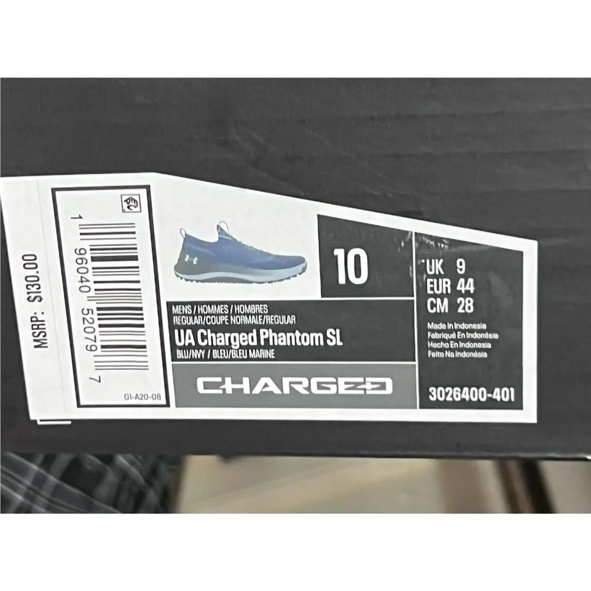 Under Armour shoes - Charged Phantom SL - Charged Phantom - 3026400 401 - Navy 7