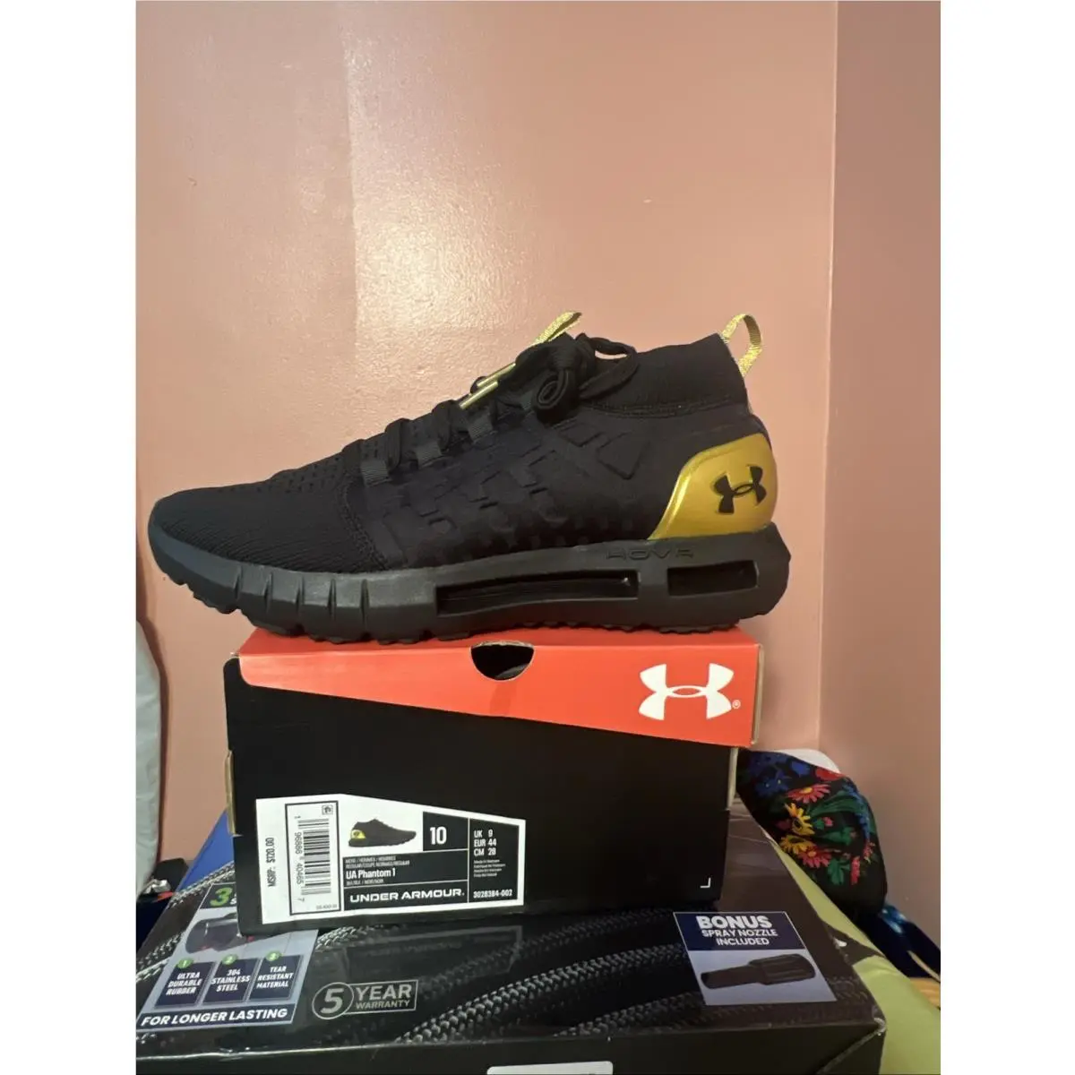 Under Armour shoes - Phantom 1 Modern - Phantom Modern - 3028384-002 - Black (UPC: 0196886404657) 1