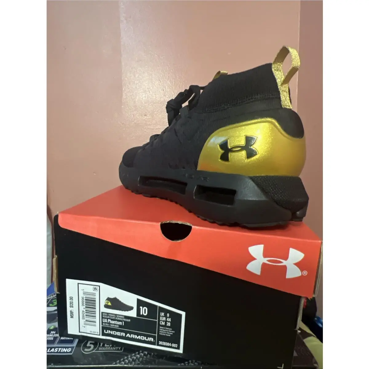 Under Armour shoes - Phantom 1 Modern - Phantom Modern - 3028384-002 - Black (UPC: 0196886404657) 5