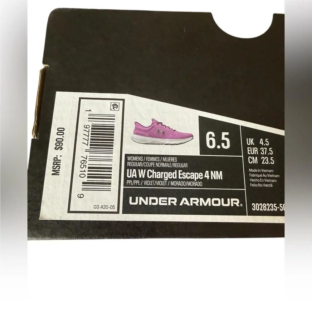 Under Armour shoes - Purple 7