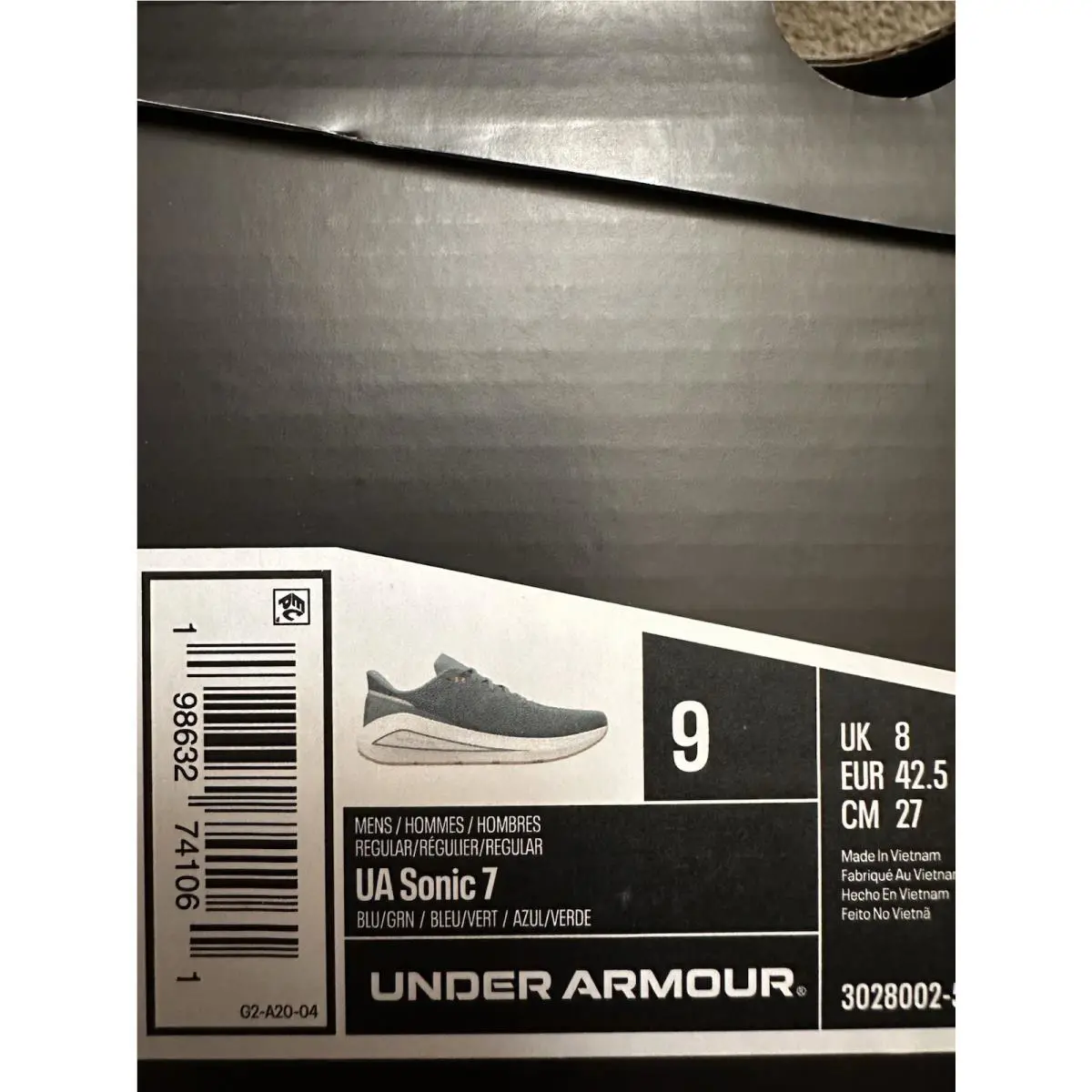 Under Armour shoes - Under Armour 695 - 3028376-001 - Black 5