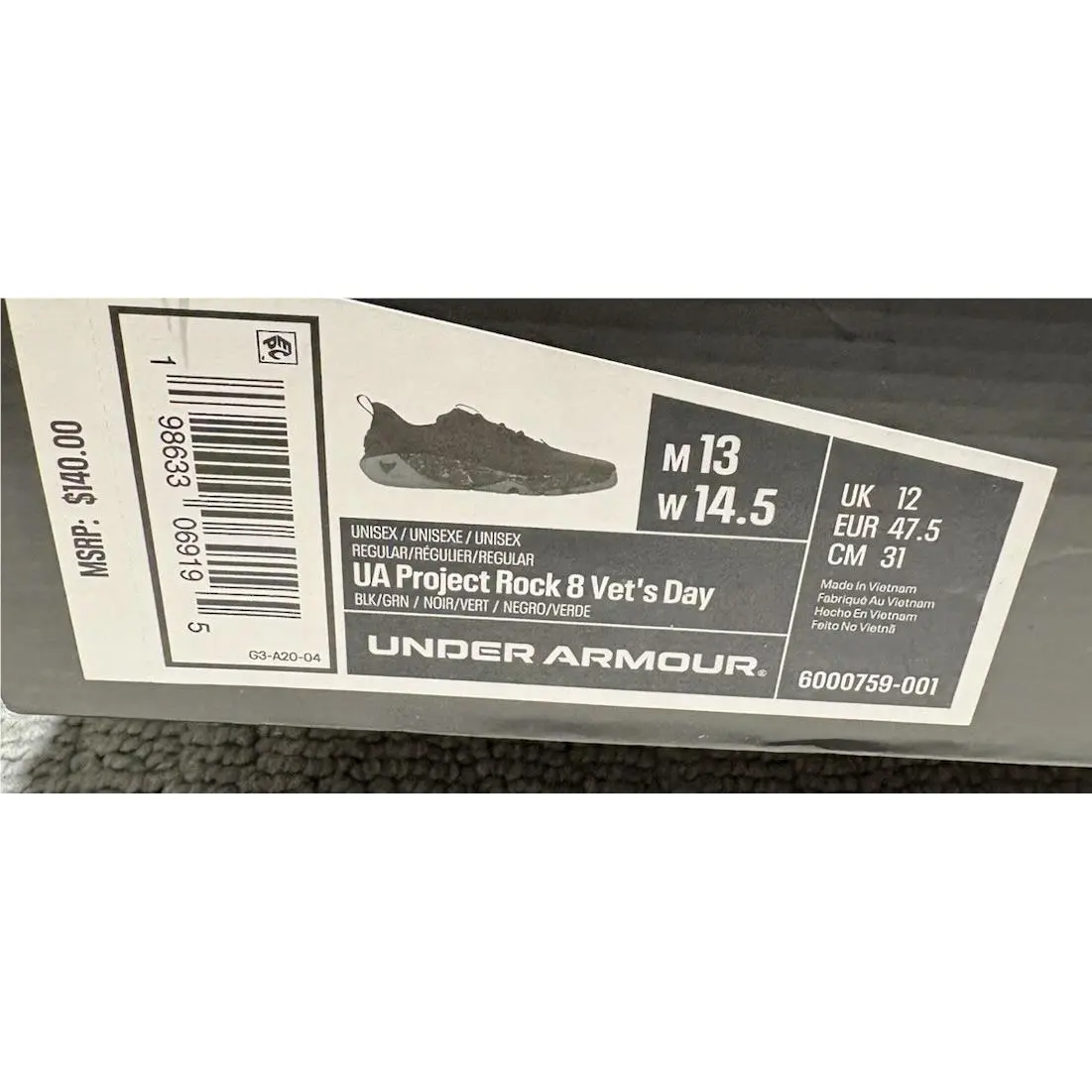 Under Armour shoes - Under Armour 695 - 3028376-001 - Black 3