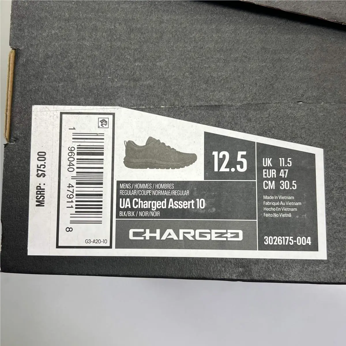 Under Armour shoes - G3A2010 - G3-A20-10 - Black (UPC: 196040479118) 13
