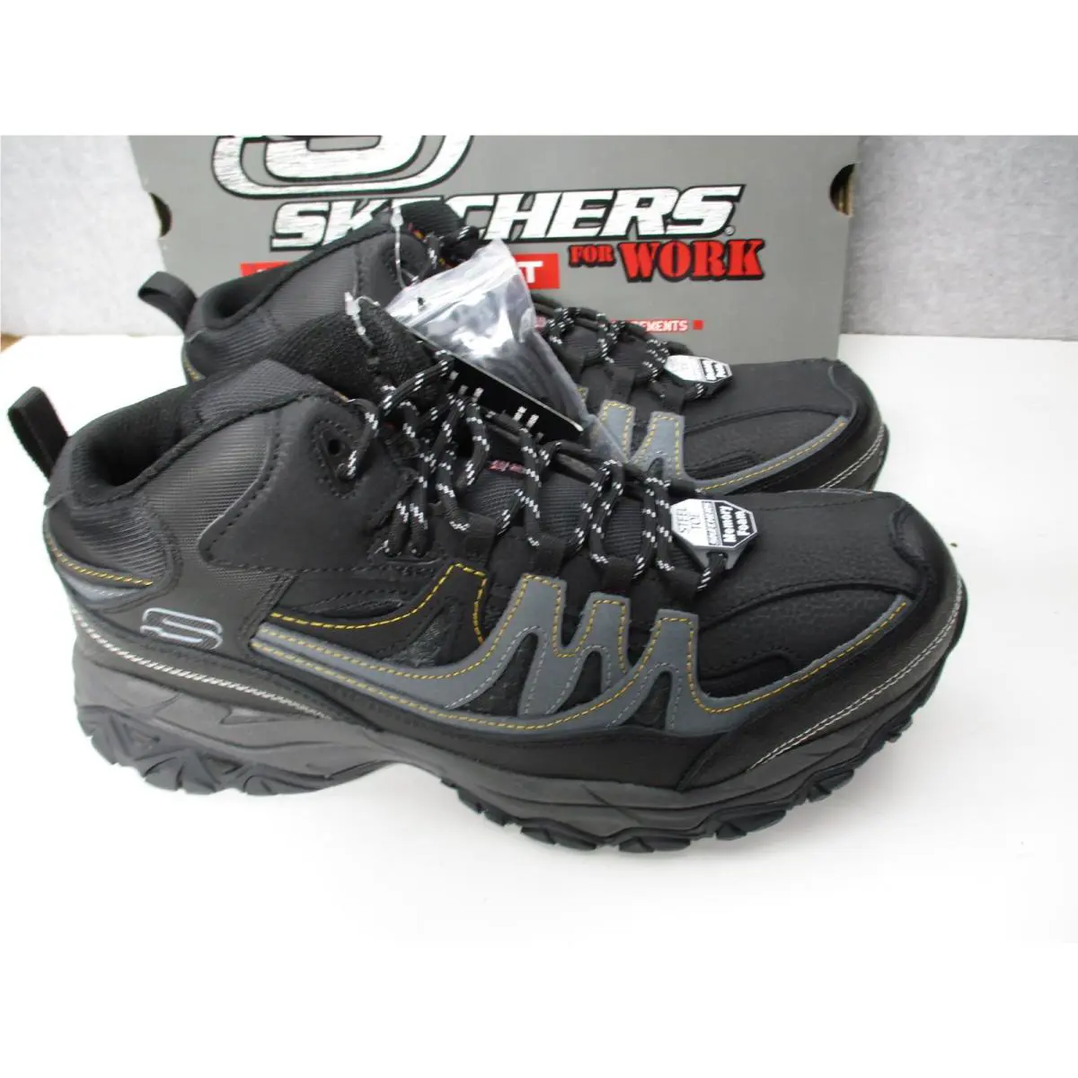 Skechers shoes - Skechers Work Holdredge Rebem - Work Holdredge Rebem - 77108/BKCC 77108W/BKCC - Black 0