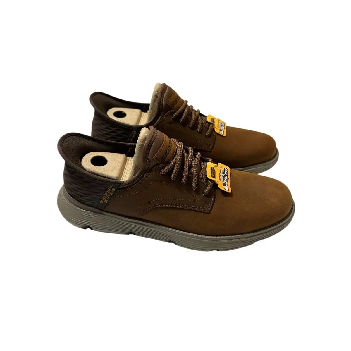 Skechers shoes - SLIP-INS GARZA - GARZA - 205046-CDB - Dark Brown (UPC: 0196989359809) 7