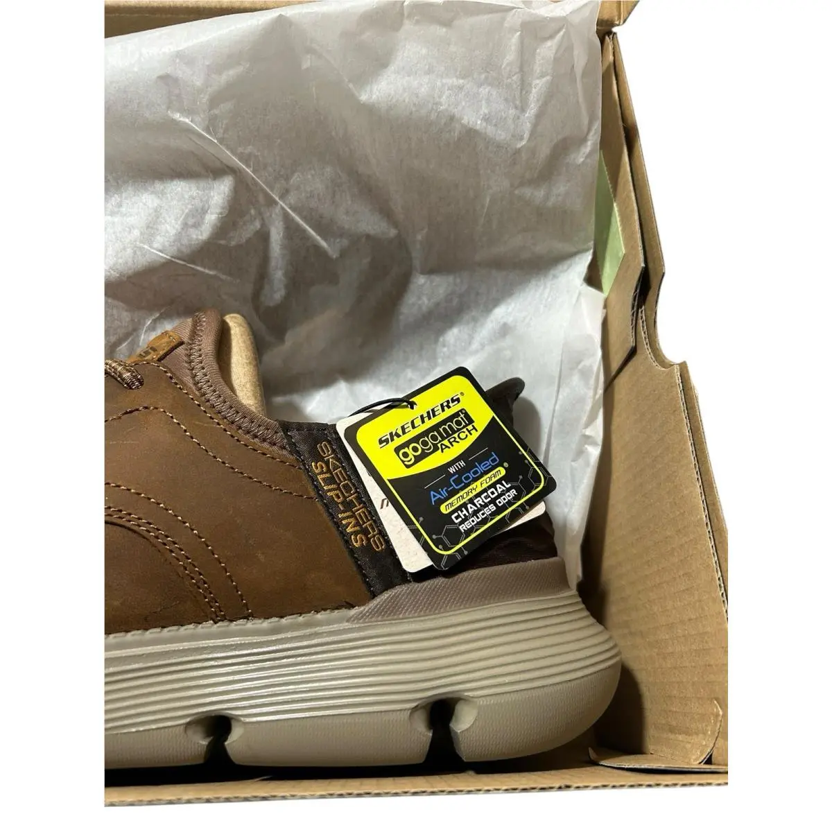 Skechers shoes - SLIP-INS GARZA - GARZA - 205046-CDB - Dark Brown (UPC: 0196989359809) 11