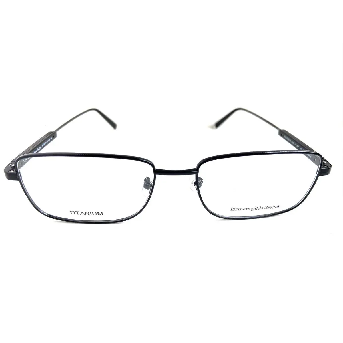 EZ 5068-D 002 55mm Titanium Men`s Eyeglasses Frame by Ermenegildo Zegna