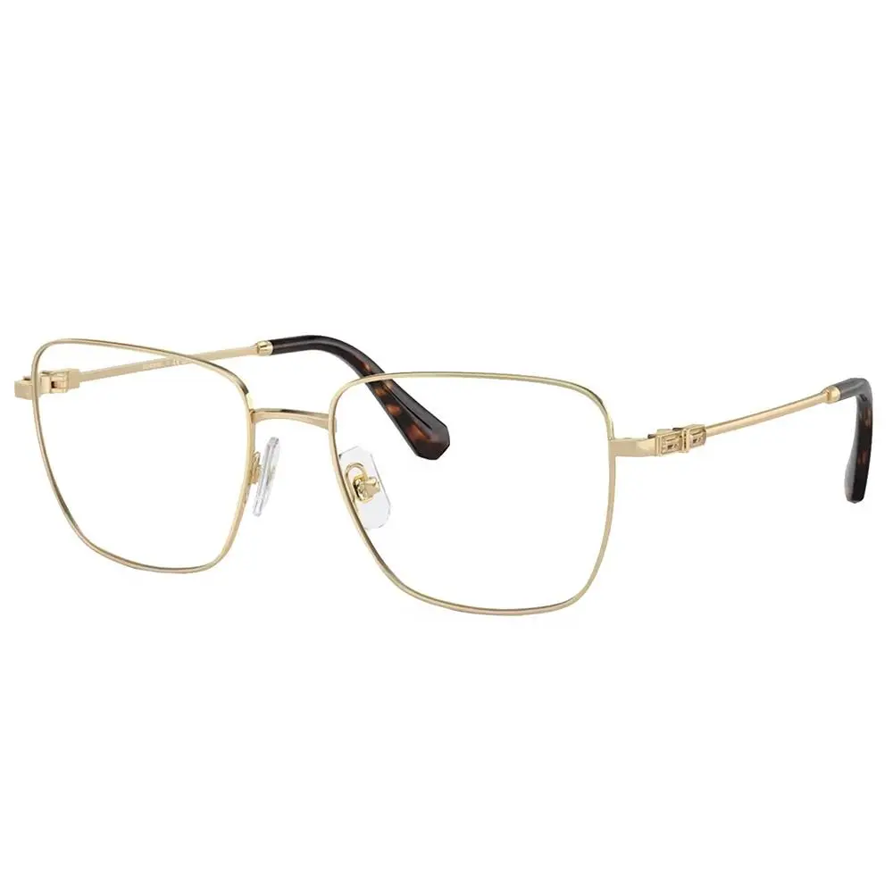 Swarovski SK 1003 4013 Pale Gold Metal Rectangle Eyeglasses 53mm