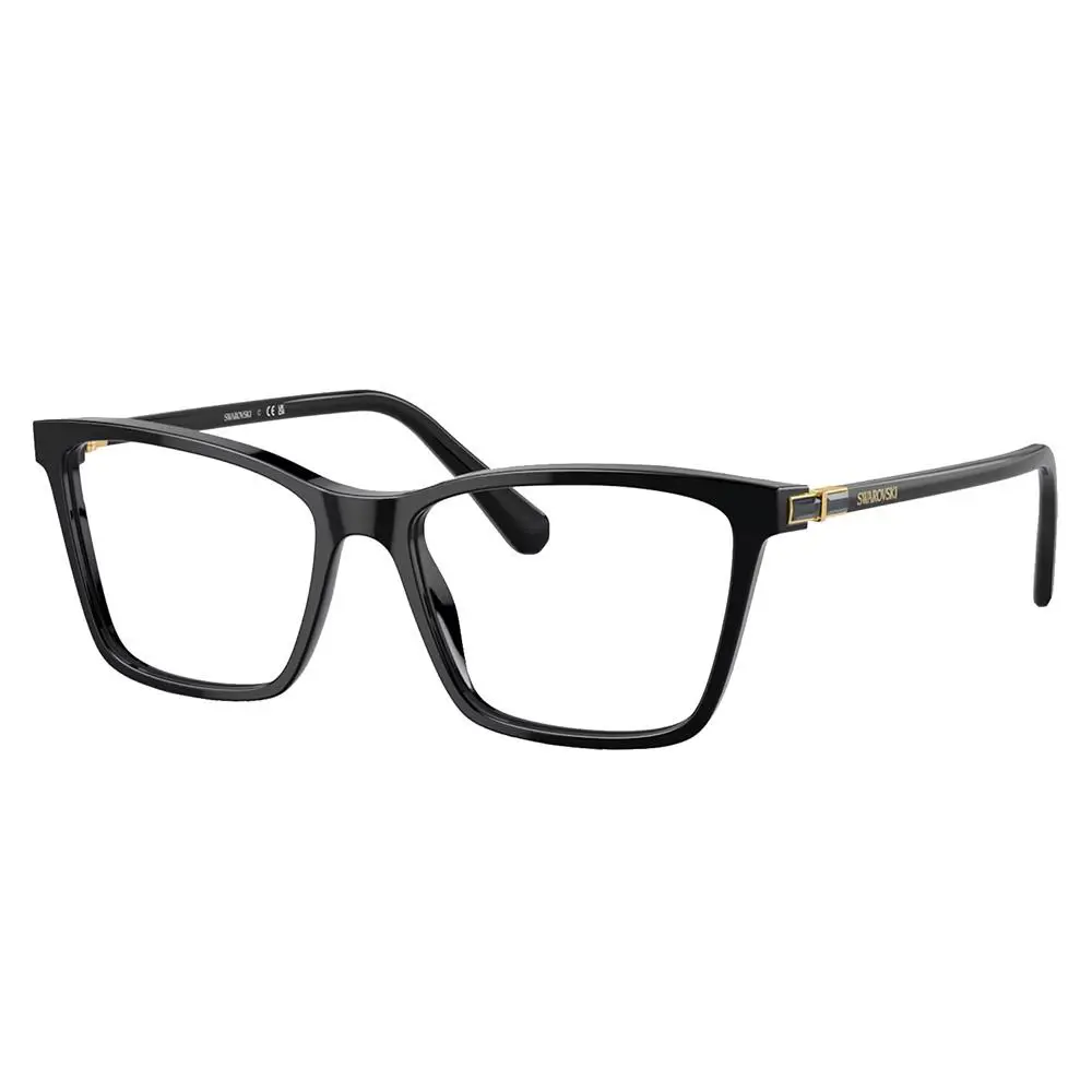 SK 2015 1001 Black Plastic Rectangle Eyeglasses 53mm by Swarovski