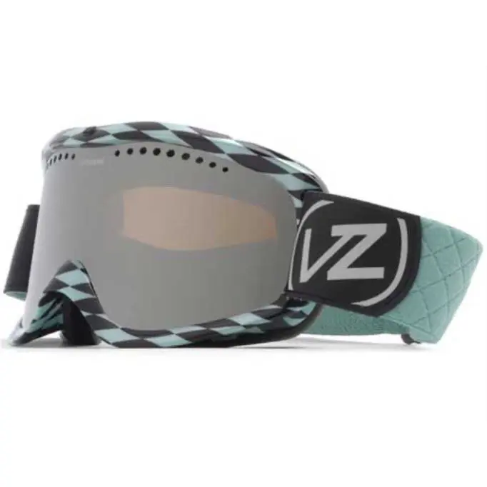 Von Zipper Sizzle Snow Goggles - Diamonds R 4Ever - Aqua/smoke Gray