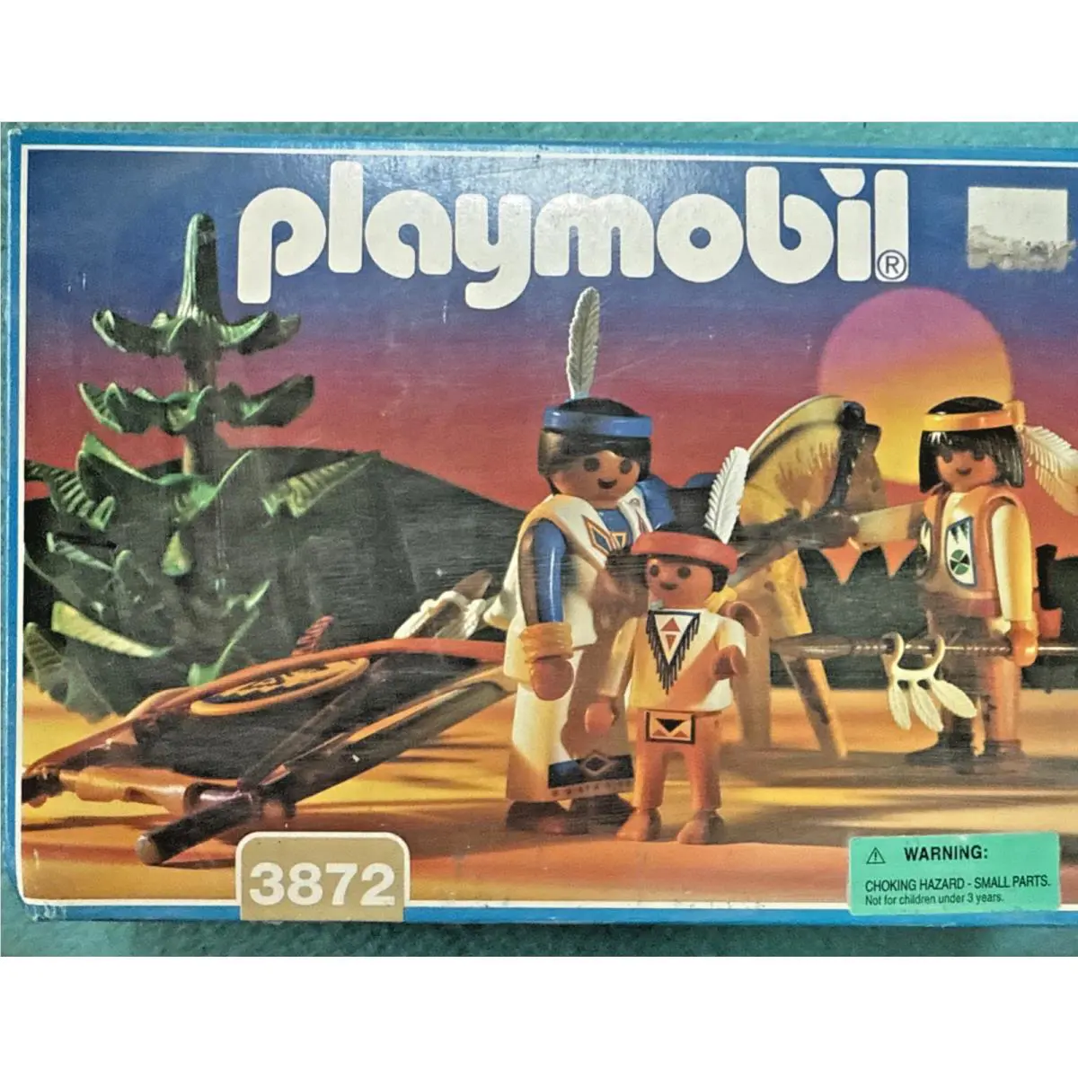 Playmobil 3872 Native American Family with Travois 1996