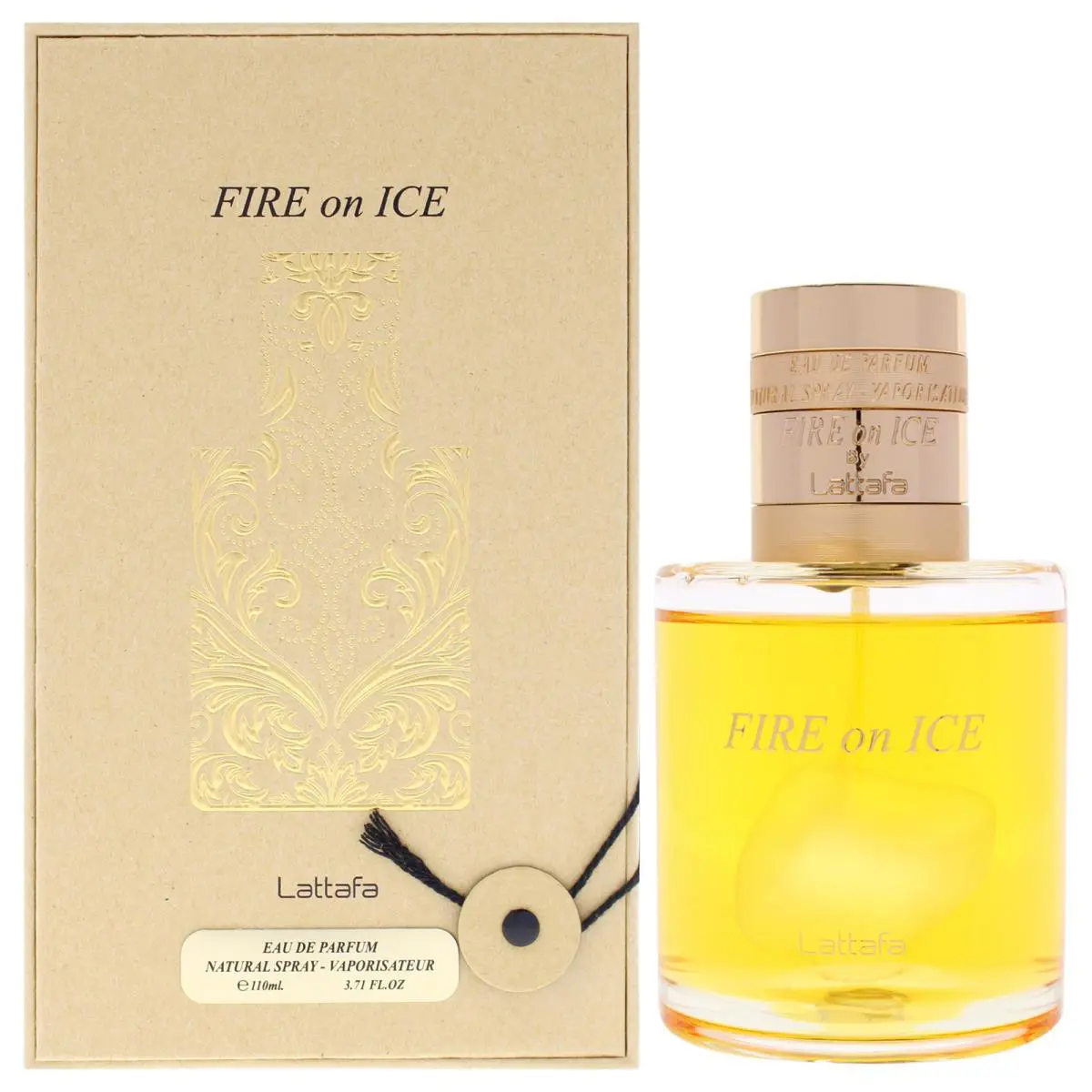 3 Pack Fire on Ice by Lattafa For Unisex - 3.7 oz Edp Spray