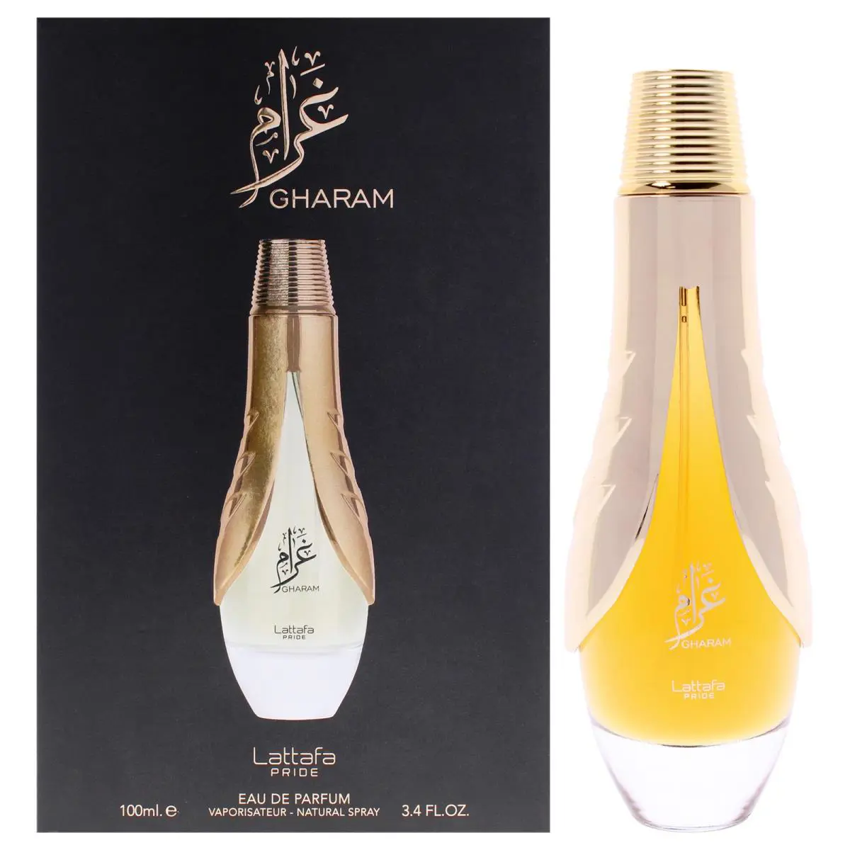 2 Pack Pride - Gharam by Lattafa For Unisex - 3.4 oz Edp Spray