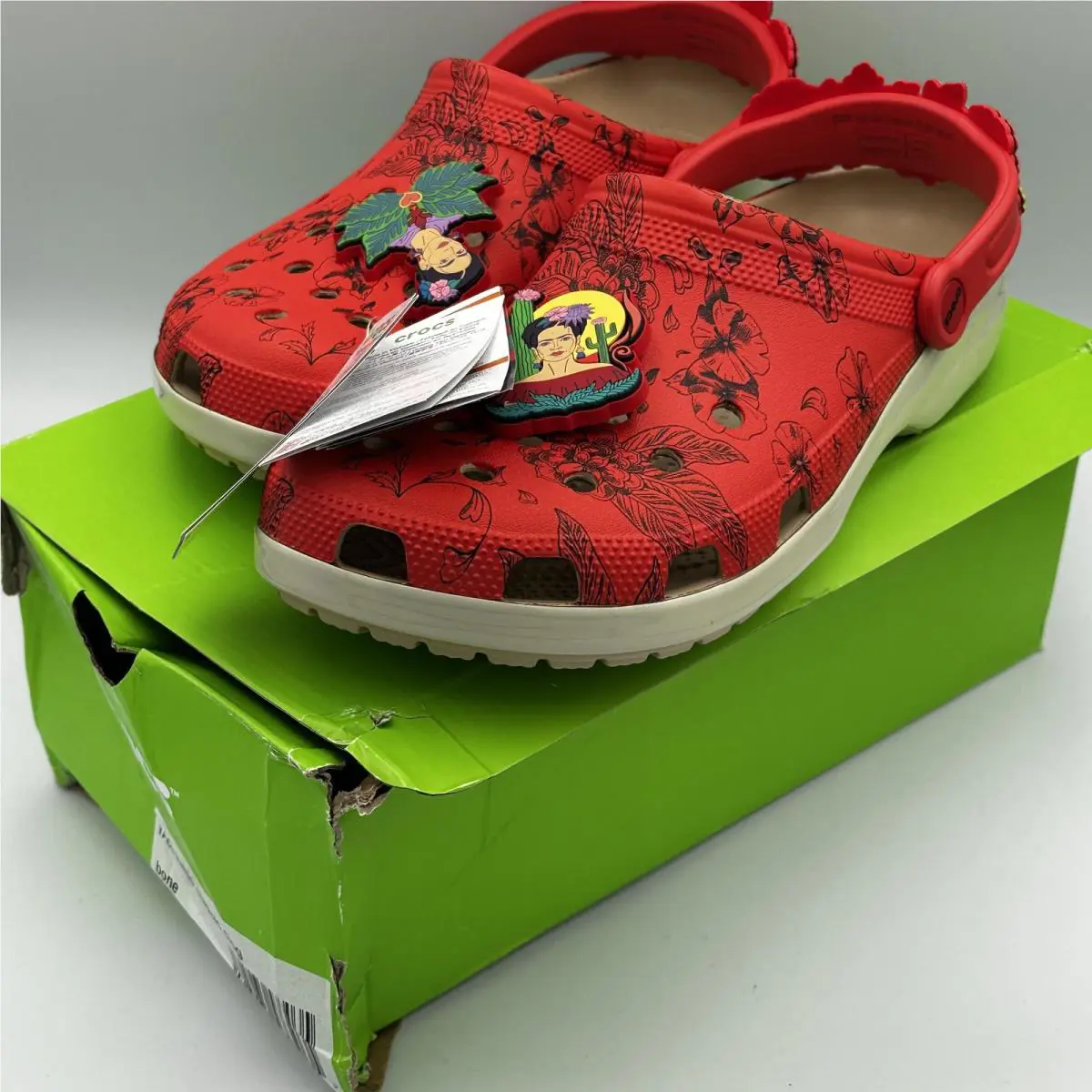 Crocs shoes - Crocs Frida Kahlo Classic Clog - Red 6