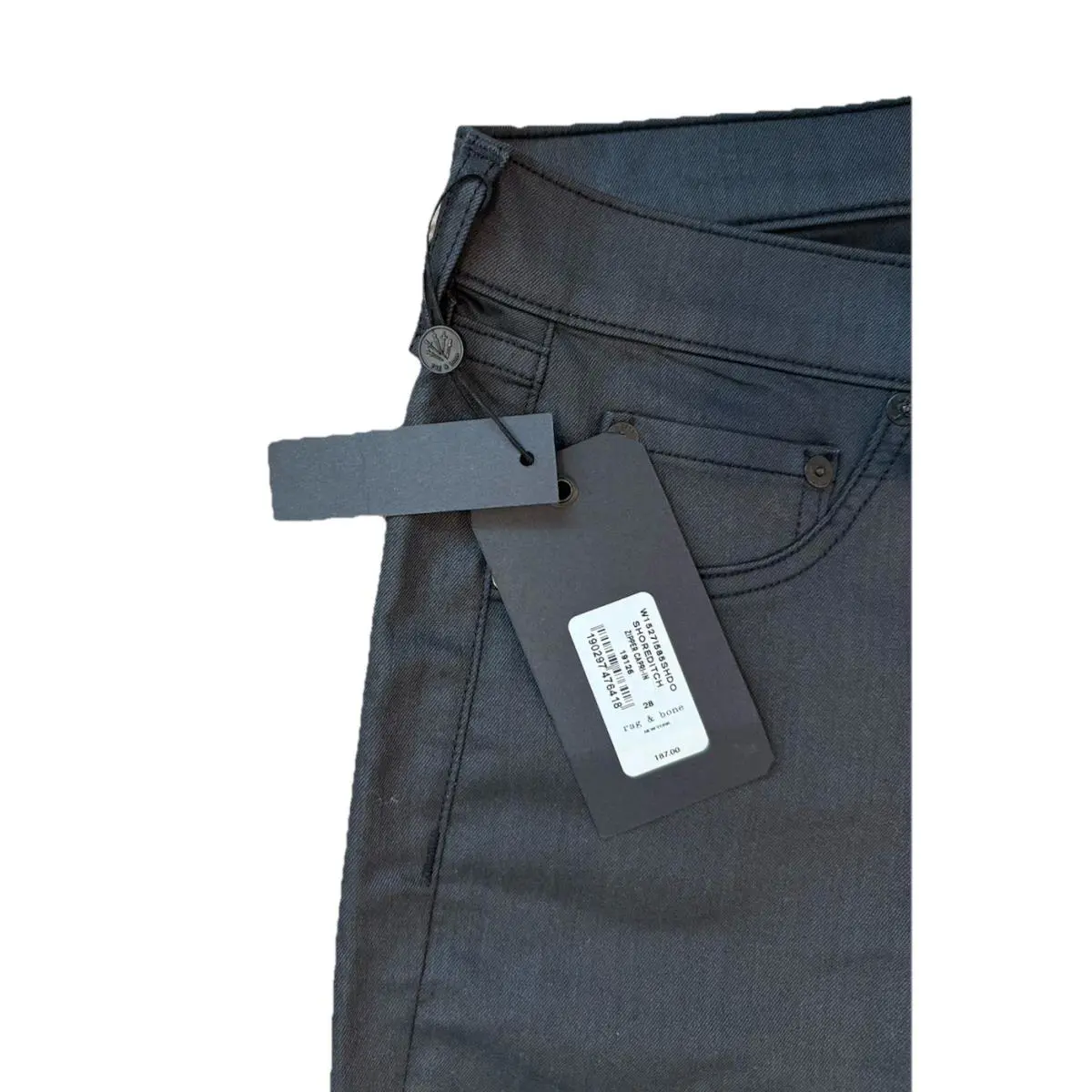 Rag Bone York Shoreditch Zipper Capri-in Stretch Jeans Size 28
