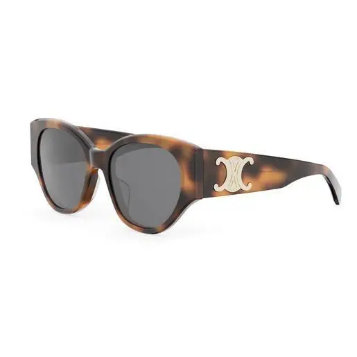Celine Sunglasses CL 40328U 53A Tortoise/ Solid Gray For Women