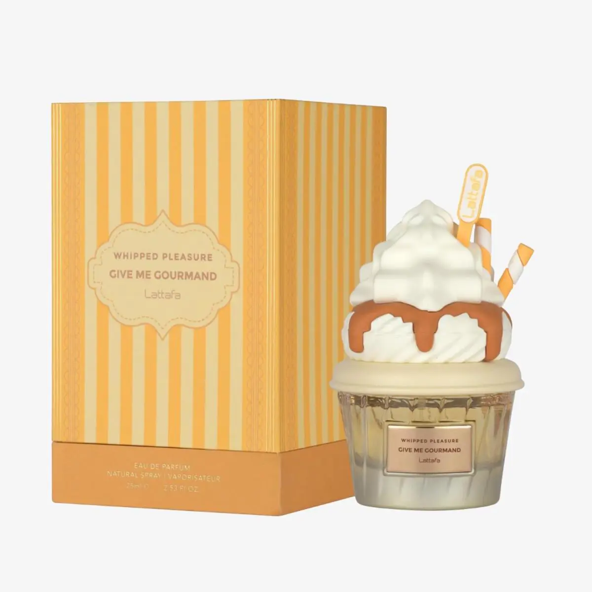 Lattafa Give ME Gourmand Whipped Pleasure 75ML Edp Spray Box