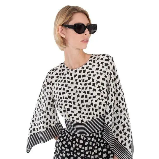 Celine Paris 3 Dots Cat Eye Sunglasses Women`s 54MM Black