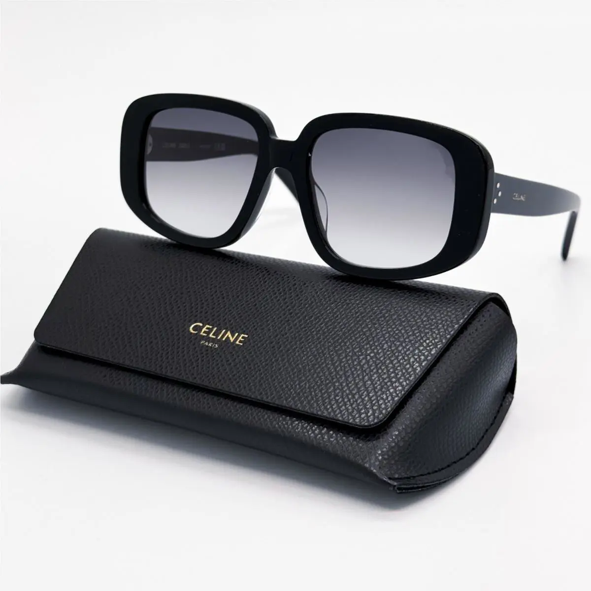 CL40299U 01B Celine Sunglasses Black Gray Women Eyewear