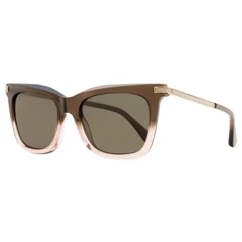 Jimmy Choo Rectangular Sunglasses Olye 08M70 Brown-nude/gold 52mm