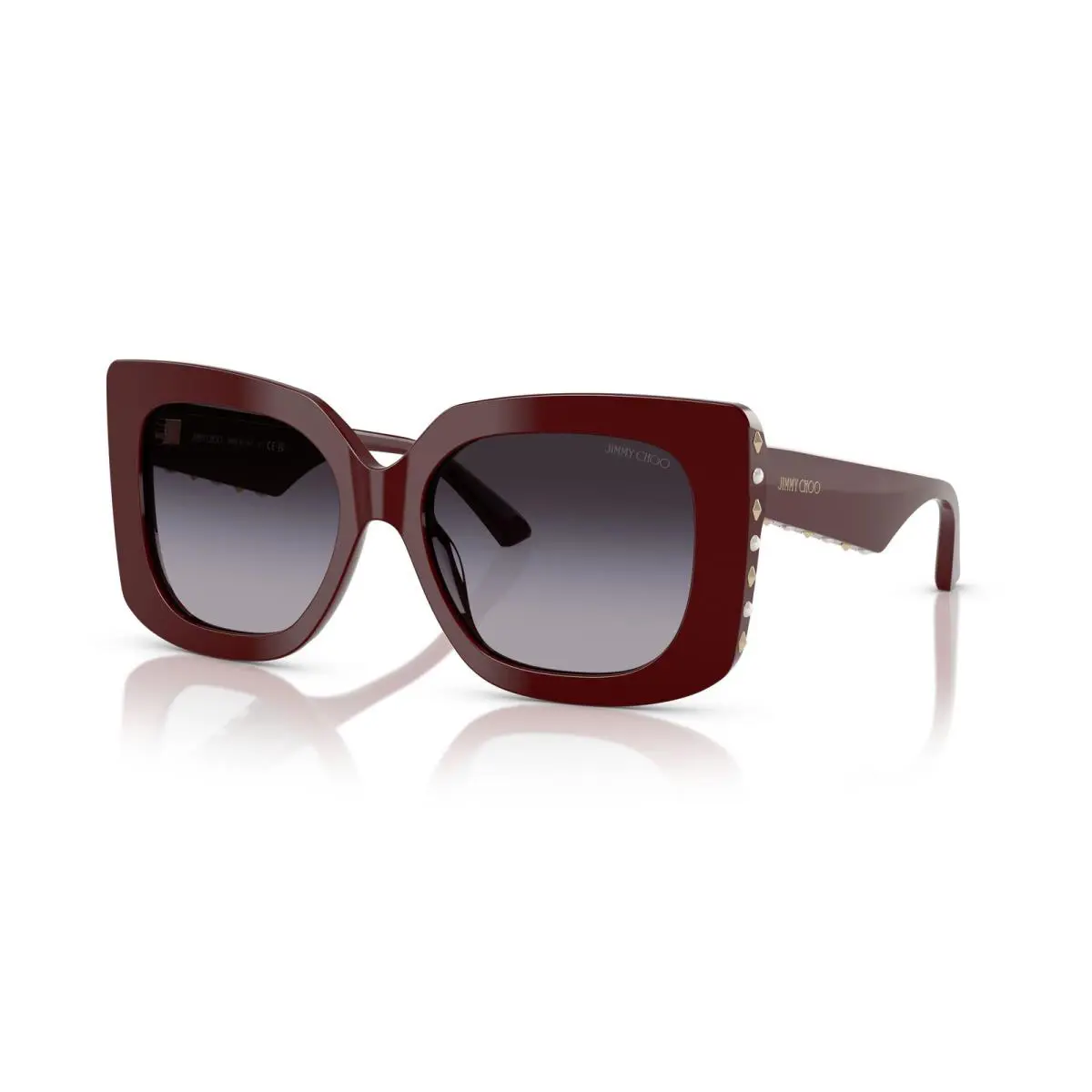 Jimmy Choo 5025HF Sunglasses 50578G Red