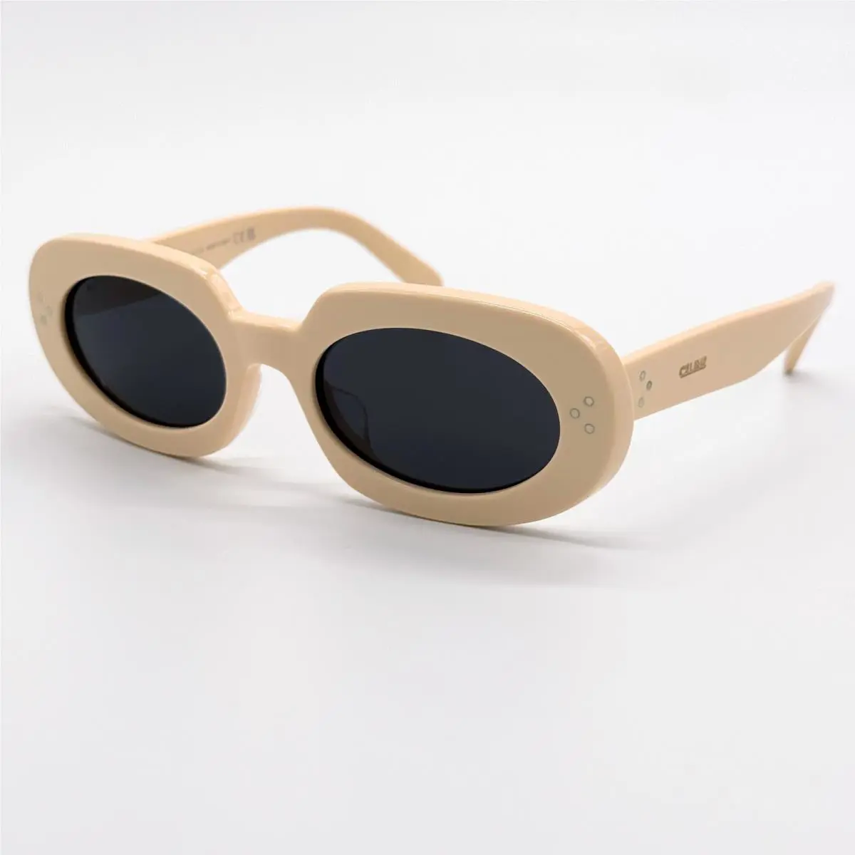 Celine CL40276U 25A Women Ivory Smoke Sunglasses Celine