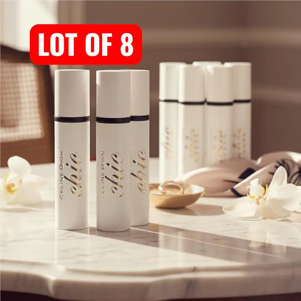 8 x Chic by Celine Dion Eau de Toilette .25 oz Lot of 8