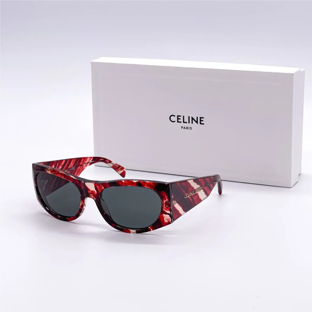 Celine Sunglasses CL40029I 54N Women Red Gray Eyewear Celine
