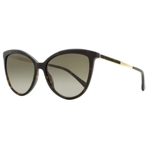 Jimmy Choo Cat Eye Sunglasses Belinda 086HA Havana/gold 56mm - Frame: Havana/Gold, Lens: Brown Gradient