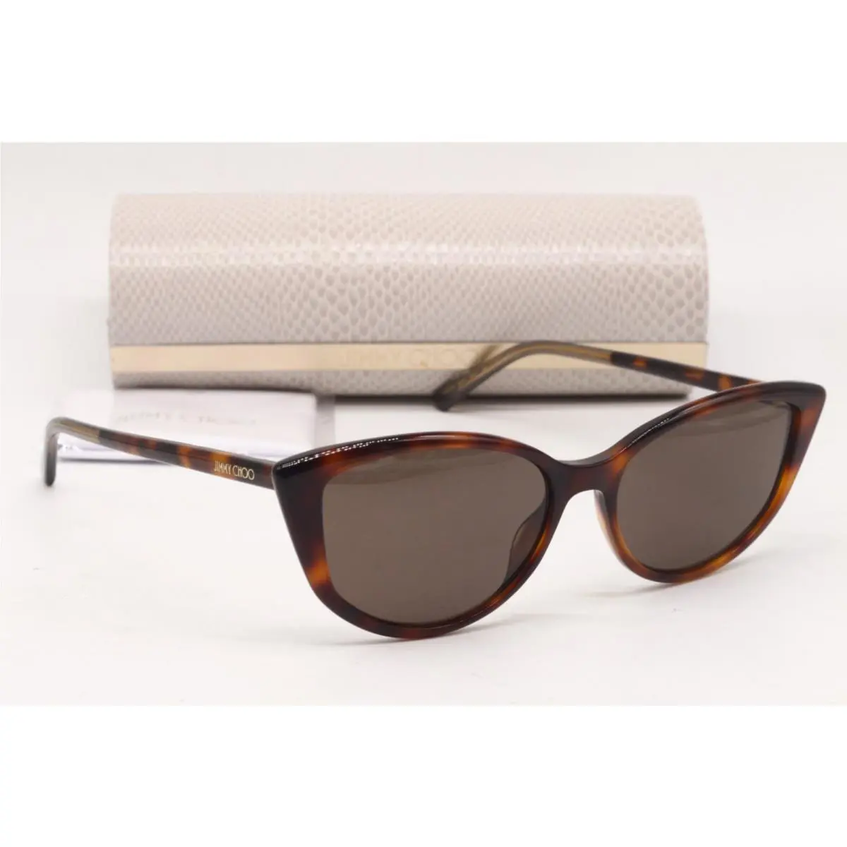 Jimmy Choo Nadia/s 08670 Tortoise Sunglasses W/case 56-17