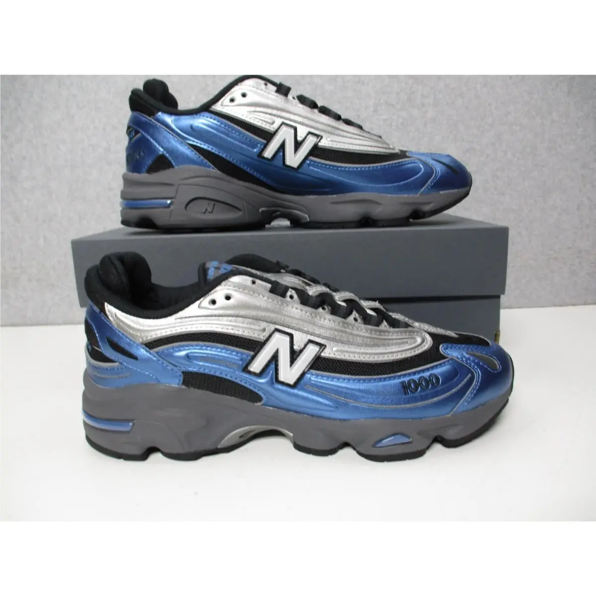 New Balance 1000 Classics Blue Silver/gray Mens Sz 10 D Sneakers Shoes