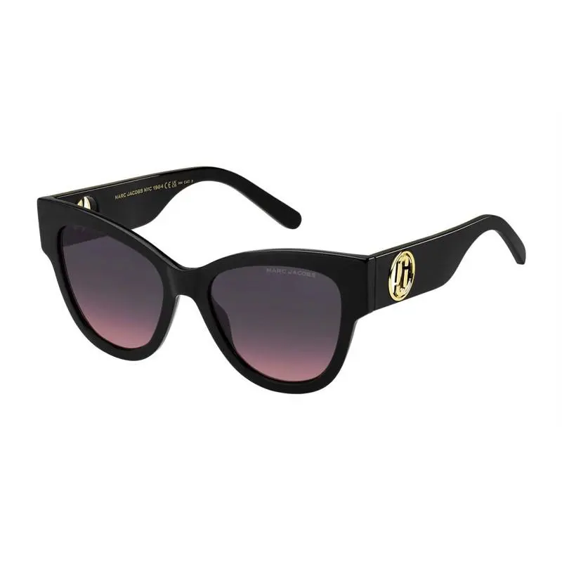 Marc Jacobs Marc 697/S 0807 FF Black/violet Gradient 53-18-145 Sunglasses