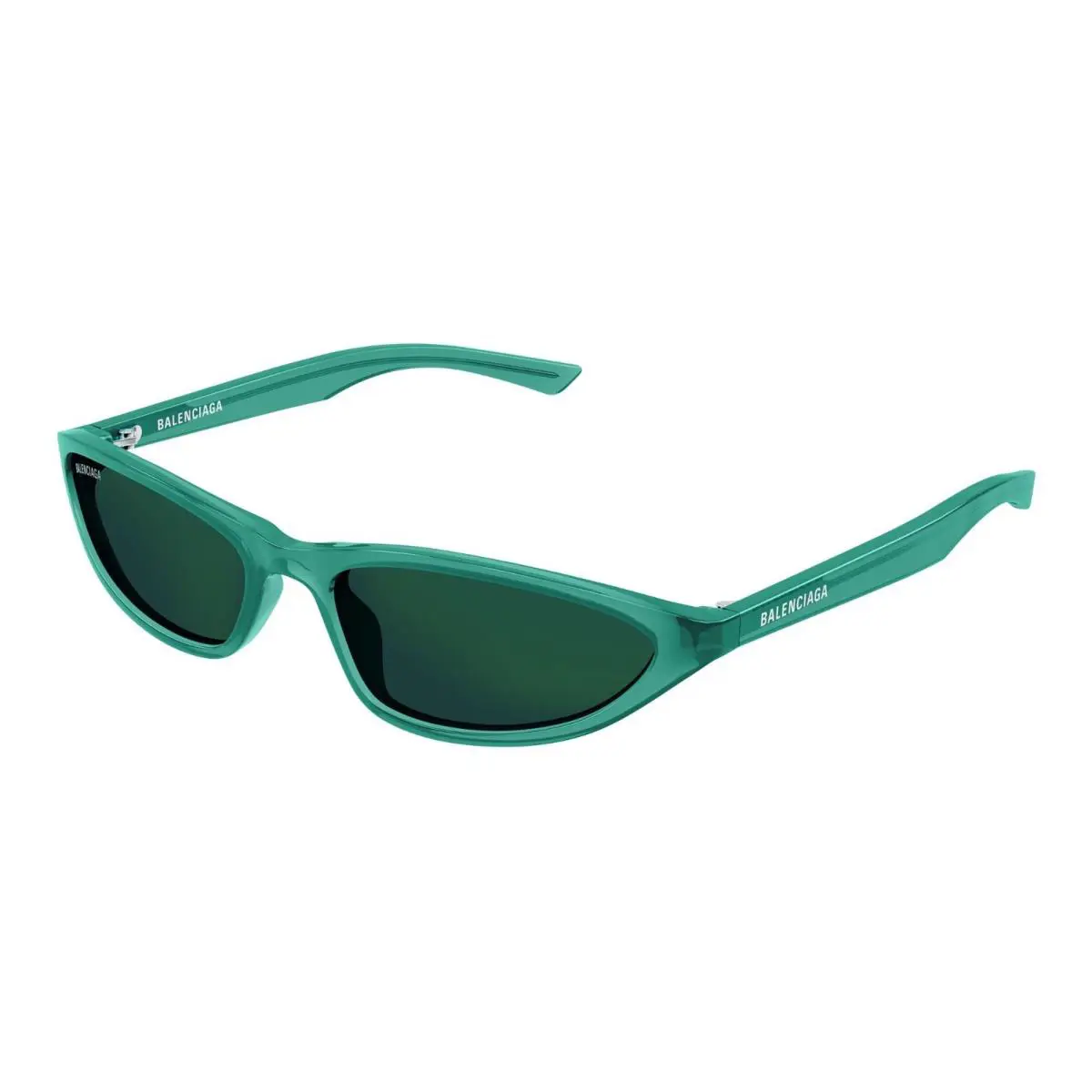 Balenciaga BB0402S Green/green 005 Sunglasses
