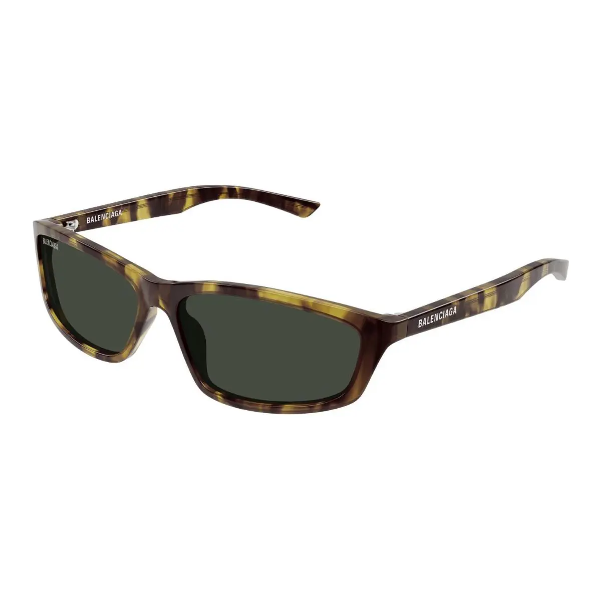 Balenciaga BB0401S Havana/green 003 Sunglasses