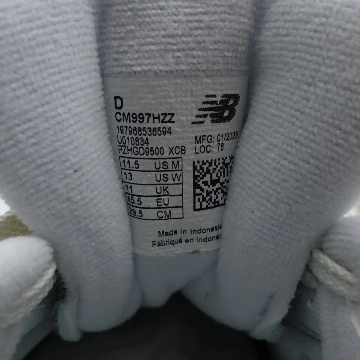 New Balance shoes - New Balance 997H Cordura - Cordura - CM997HZZ - Beige, Manufacturer: Beige/White (UPC: 197968536594) 0