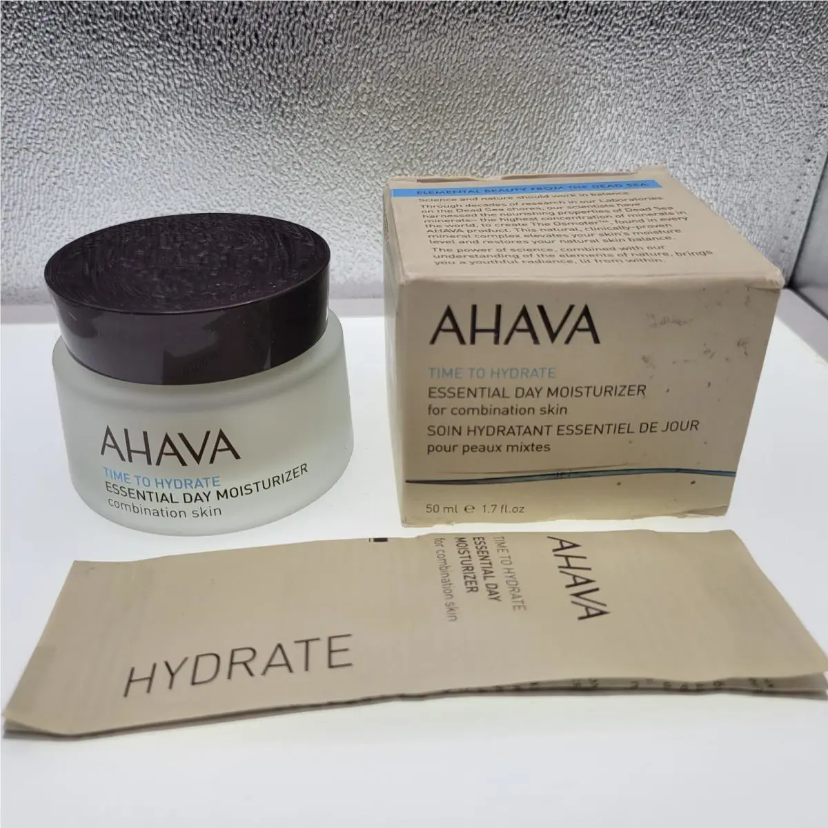 Ahava Time To Hydrate Essential Day Moisturizer Combination Skin Full Size 1.7oz