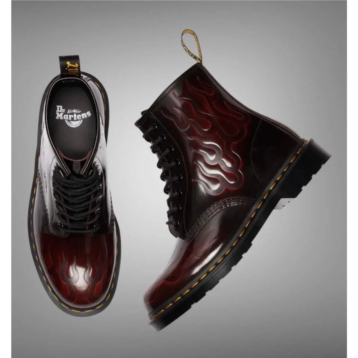 Dr. Martens shoes - Dr.Martens 1460 Inferno 8 - Inferno - 41764600 - Red 2