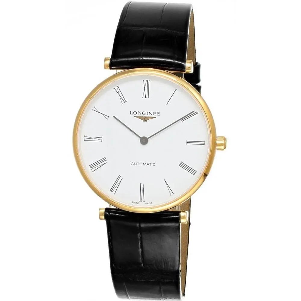 Longines La Grande Classique 38MM White Dial Leather Unisex Watch L4.918.2.11.2