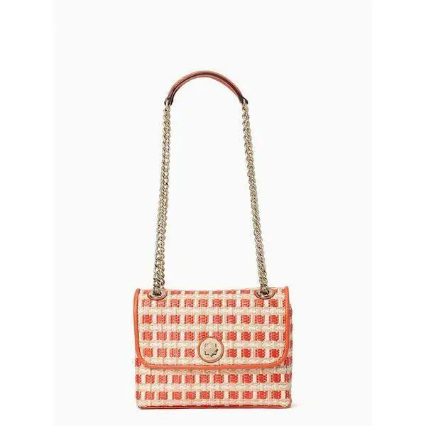 Kate Spade Women Bag Natalia Straw Small Flap Crossbody WKR00471-974