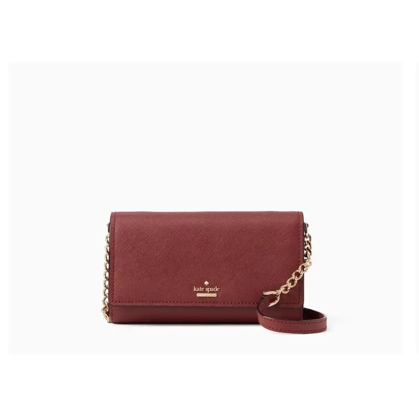 Kate Spade Cameron Street Corin In Sienna Gold Hardware Small Cross Body/wallet