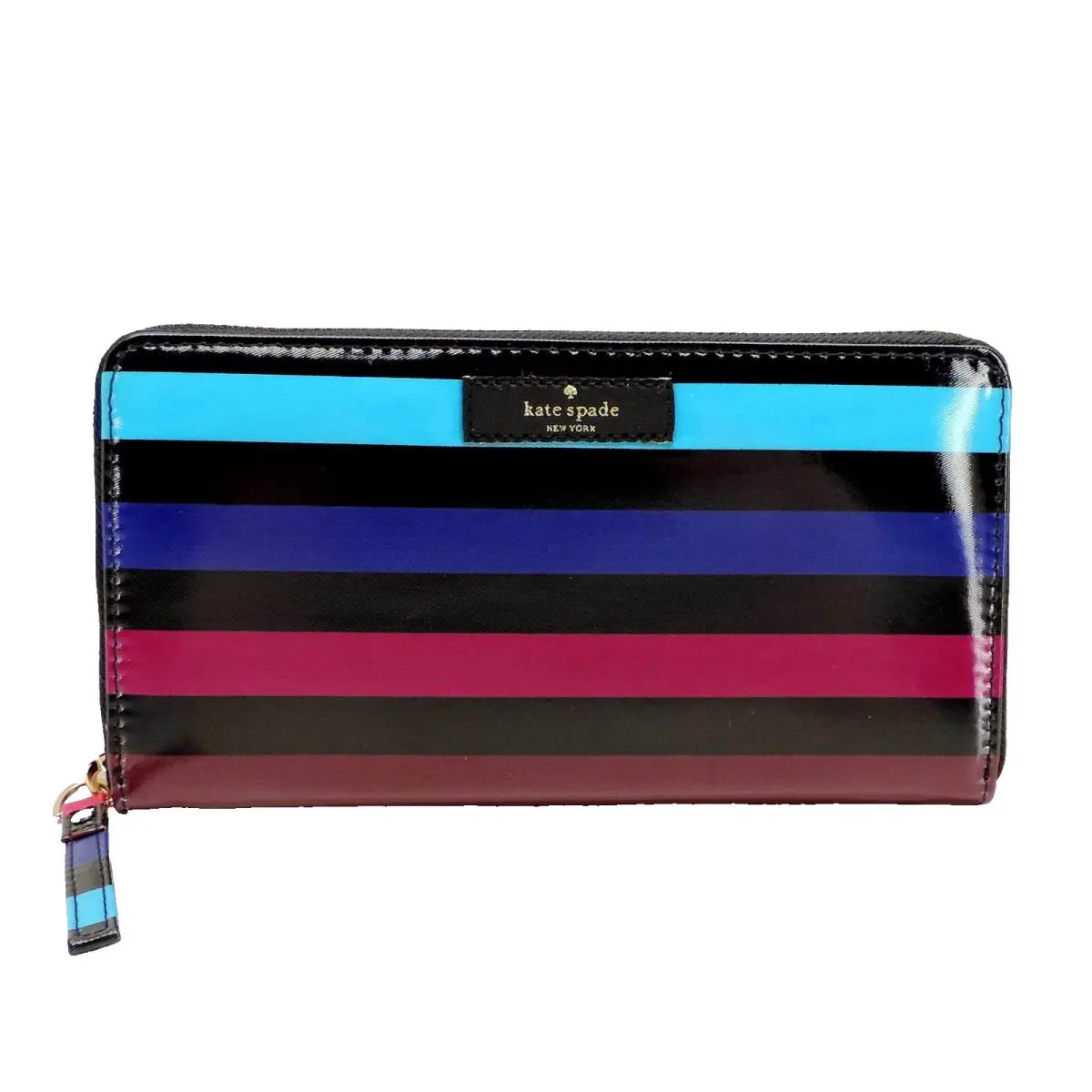 Kate Spade New York Daycation Neda Wallet Clutch Party Stripe New